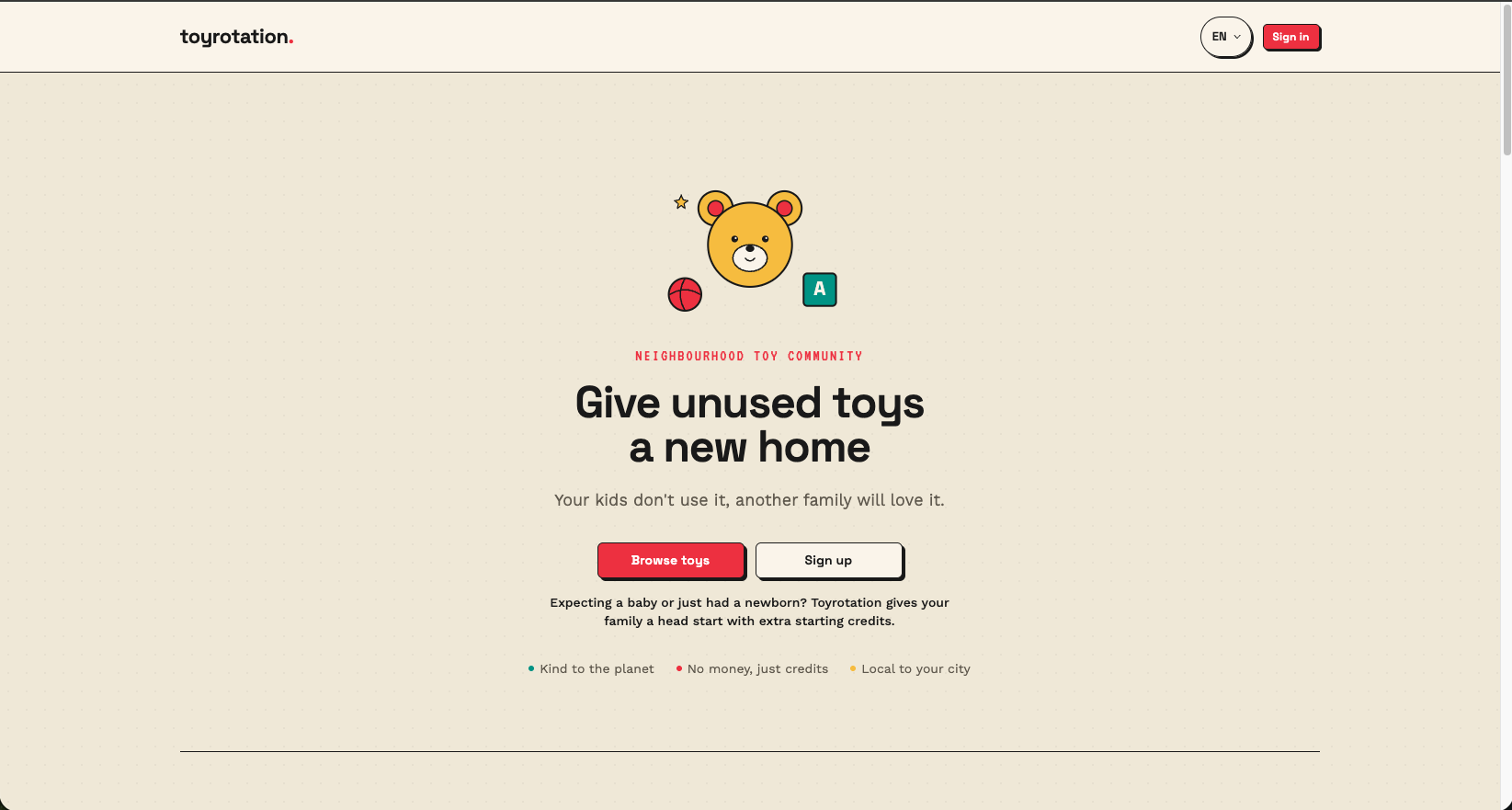 Screenshot of ToyRotation